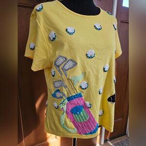 Vintage BEREK Golf Themed Shirt